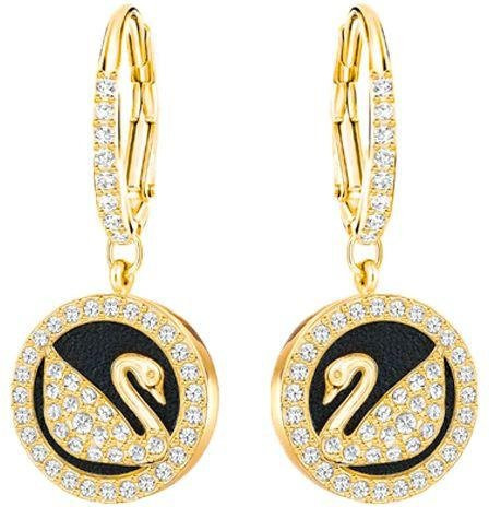 Swarovski Ohrstecker, Kristall, Gold, Damen - Bild 1