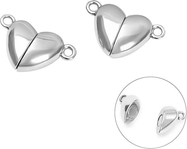 YULIN Magnet-Anhänger Herz, Metall, Unisex - Bild 1