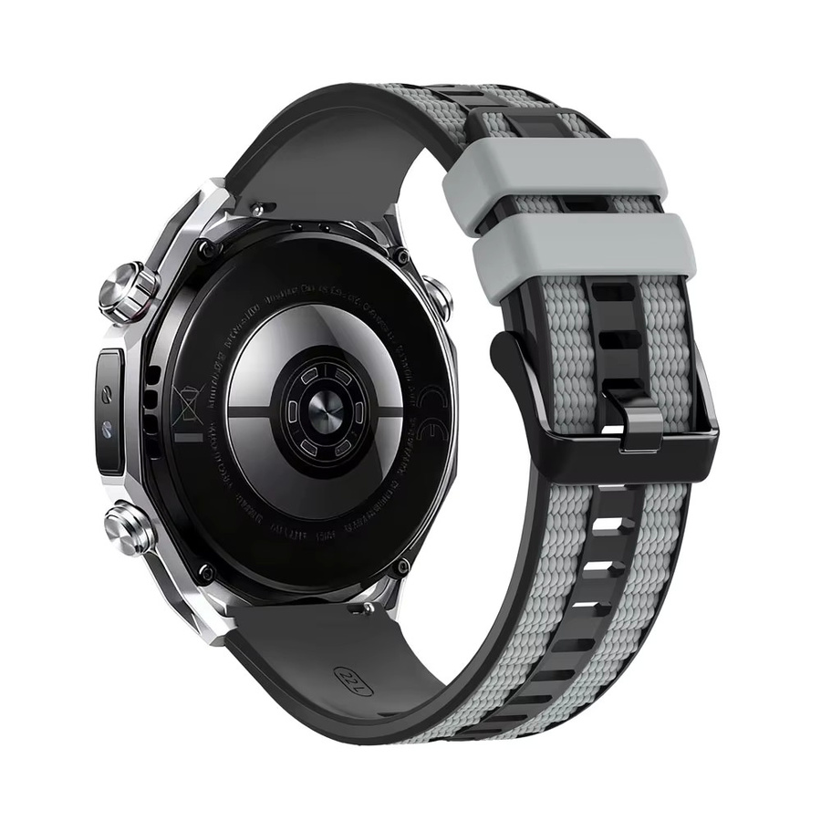 Uhrenarmband LCAPLE Nylon-Silikon, Schwarz, Unisex, für Huawei Watch GT6/GT5 Pro/GT4/3/2/Ultimate - Bild 2