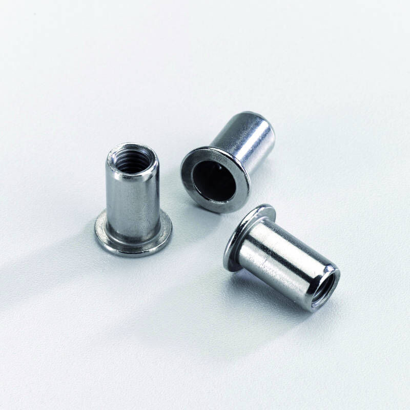 T&J Alu Blindnietmutter aus Edelstahl in Silber - Bild 1