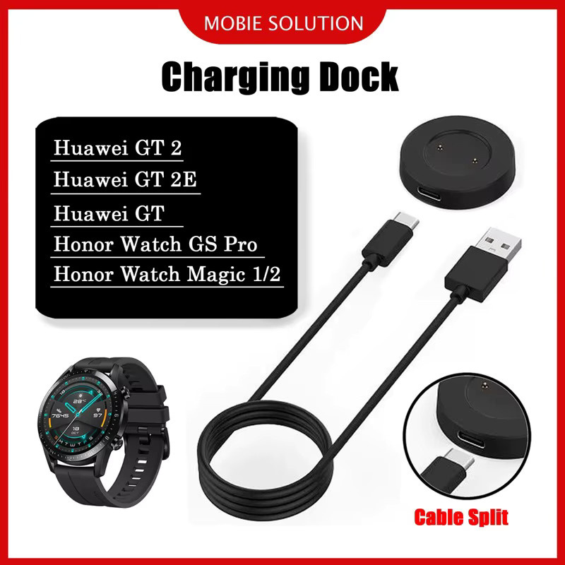 Ladegerät für Huawei Watch GT5 Pro, GT4, GT3 Pro, GT2 Pro, Watch 4 und 3 in Schwarz oder Weiß - Bild 2