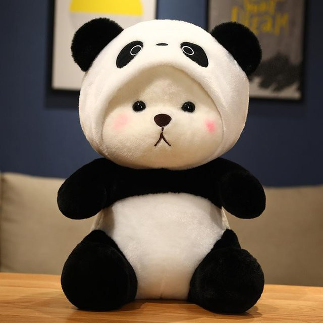 Panda Teddybär Plüschtier, Schwarz Weiß, ab 14 Jahren - Bild 1