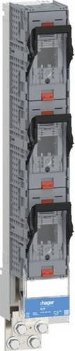 Hager LV8SR910STE Sicherungslastschaltleiste aus Edelstahl in Grau - Bild 1