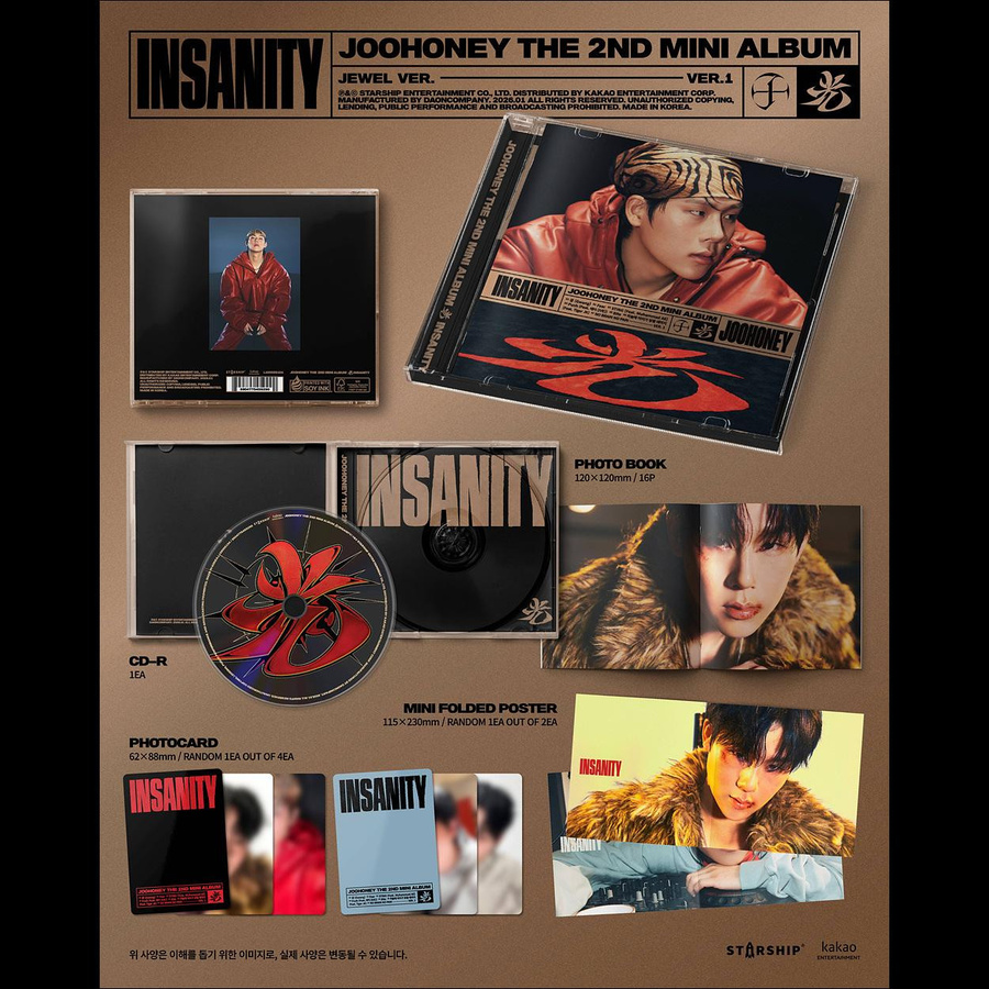 Insanity Jewel Ver., Joohoney (Monsta X), CD - Bild 2