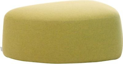 Leyform GOGO Pouf Polstermöbel, oval, gelb, B: 98 cm, T: 91 cm, H: 39 cm - Bild 1