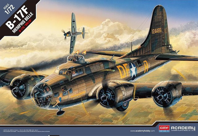 Academy Plastic Model B-17F Memphis Belle, Fahrzeug, Kunststoff - Bild 1