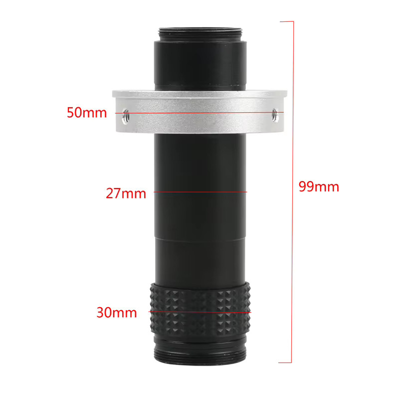 Eakins Kontinuierliche Zoom C-Mount Optische Linse für Industrie-Videokameras in Schwarz mit HDMI, VGA und USB Anschluss - Bild 1