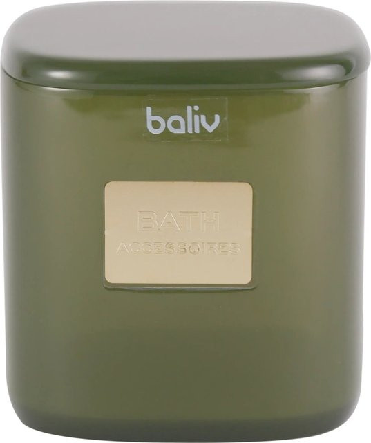 baliv Kosmetikdose Trend Moss Green aus Polyresin in Khaki - Bild 1