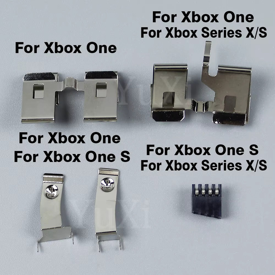 YuXi Batterie-Anschluss Metall-Clip als Ersatzteil für Xbox One und Xbox Series X/S Gamepad Controller in Silber - Bild 4