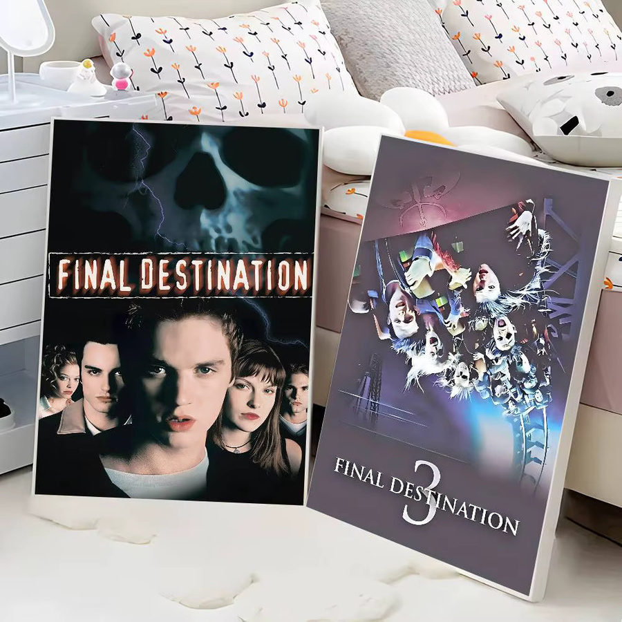 F-Final D-Destination Anime-Poster als selbstklebende Wanddekoration aus weißem Kraftpapier, mehrfarbig - Bild 2