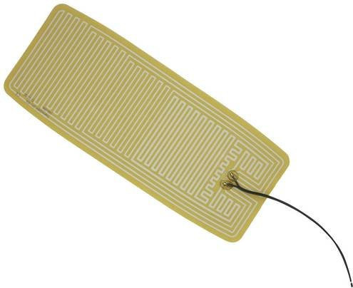 Thermo TECH Polyester Heizfolie 24V 40W Gelb B: 16,0 cm, L: 39,6 cm - Bild 1