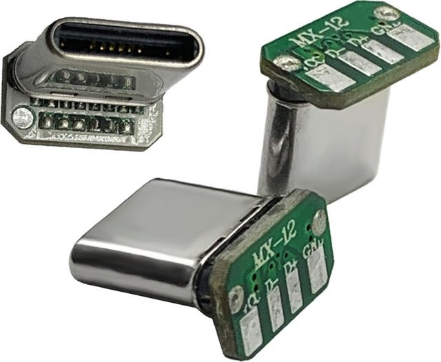 FRHY USB 3.1 Typ-C vertikale Patchplatine, 16-polige Hochgeschwindigkeits-Datenübertragungsplatine für 4-Draht-Schweißen - Bild 1