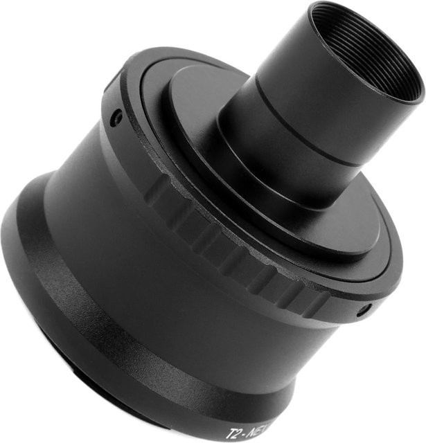 Sony T-Mount auf Sony NEX-Mount Adapterring für Teleskop und Objektive, Grau - Bild 1