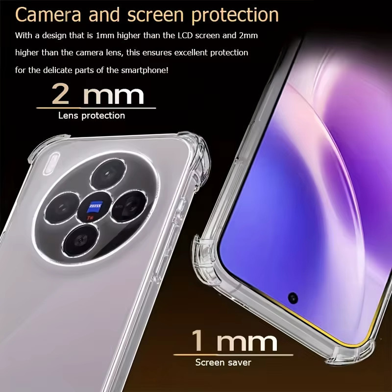 Transparente Silikon Handyhülle für Vivo X300 Pro, Vivo X300 Ultra 5G und Vivo X300 - Bild 2