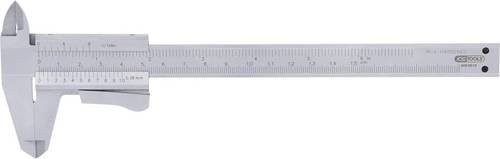 KS Tools Taschenmessschieber aus Edelstahl in Silber und Schwarz, Messbereich 0-150 mm, Gesamtlänge: 23,5 cm - Bild 1
