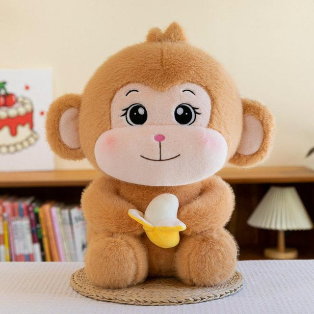 Yiran toy Banane Affe Plüschtier, Stoffpuppe, ab 3 Jahren - Bild 1