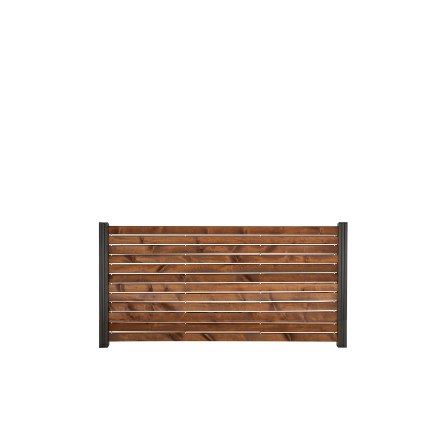 GartenLand Rhombus Holz Zaun Craftwood aus skandinavischer Kiefer in Braun, Sichtschutz mit Rhombus-Profil, B: 180 cm, H: 87 cm - Bild 2