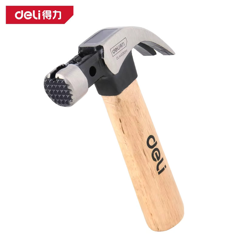 Deli Mini-Holzhammer mit Klaue aus Eisen für die Holzbearbeitung, 283 g - Bild 7