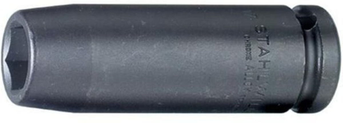 Stahlwille IMPACT-Steckschlüsseleinsatz 1/2" (12,5 mm) SW 24 mm, Länge: 85 mm - Bild 2