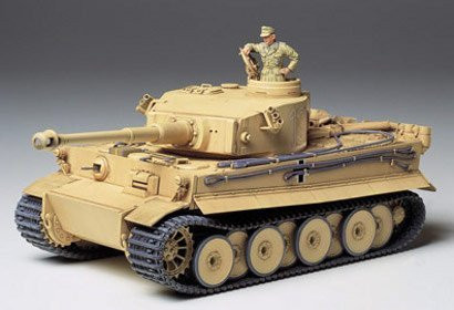 Tamiya Tiger I Init./Frühe Produktion, Fahrzeug, 1:35, Braun - Bild 1