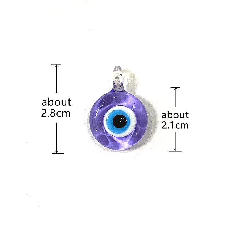 Anhänger Evil-Eye-Glas, bunt - Bild 2