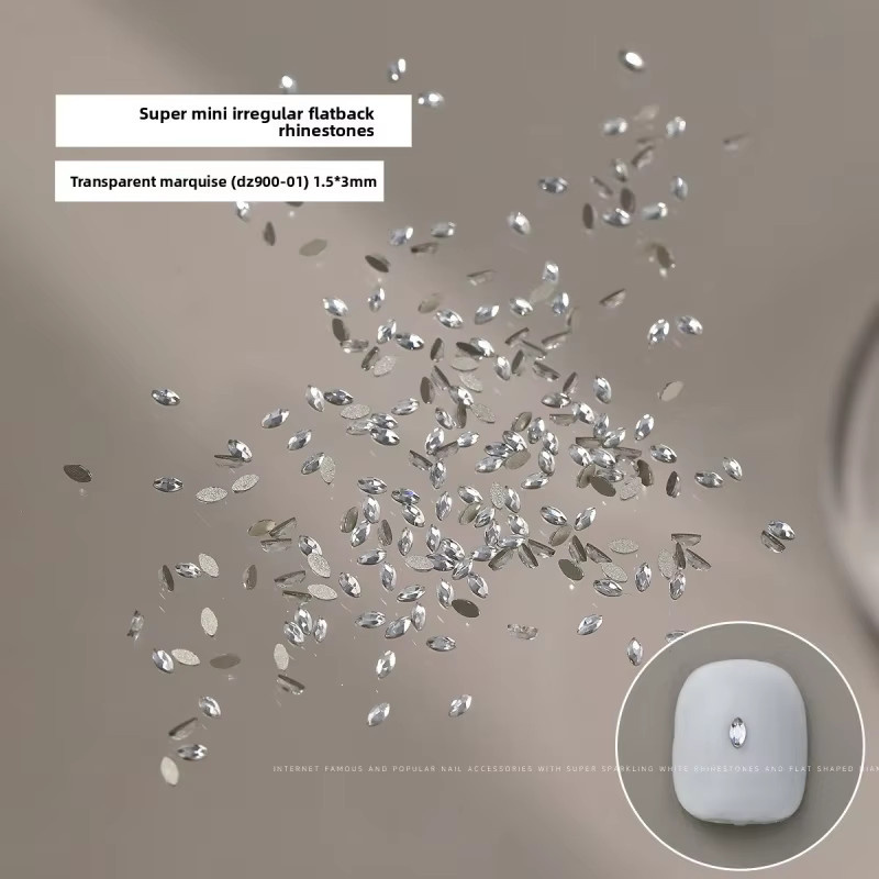 Lyle Mini Nagelrhinestones, klar, glänzend - Bild 5