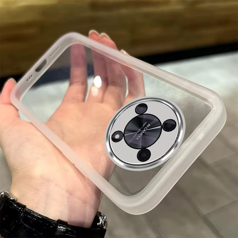 Stoßfeste Silikon-Handyhülle für Huawei Nova Y90 und Nova Y91 in Transparent - Bild 2