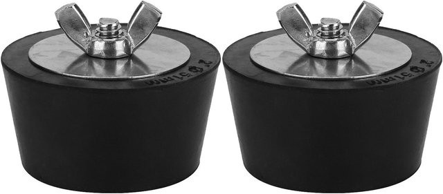 Binchi Outdoor Product Gummi-Expansionsstopfen für Schwimmbad und Spa, Schwarz, 32 mm - Bild 1
