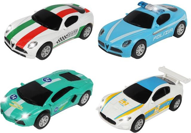 Linyi toy car Elektrische Analog-Slotcars, 1:64, Polizei, ab 7 Jahren - Bild 1