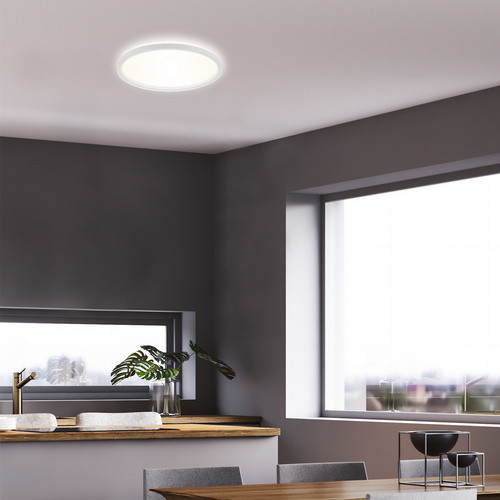 Briloner LED Panel SLIM Einbauleuchte in Weiss, Durchmesser: 29,3 cm, 18 W - Bild 4
