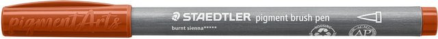 Staedtler Pigment Brush Pen in Siena Gebrannt (Braun/Orange) - Bild 1