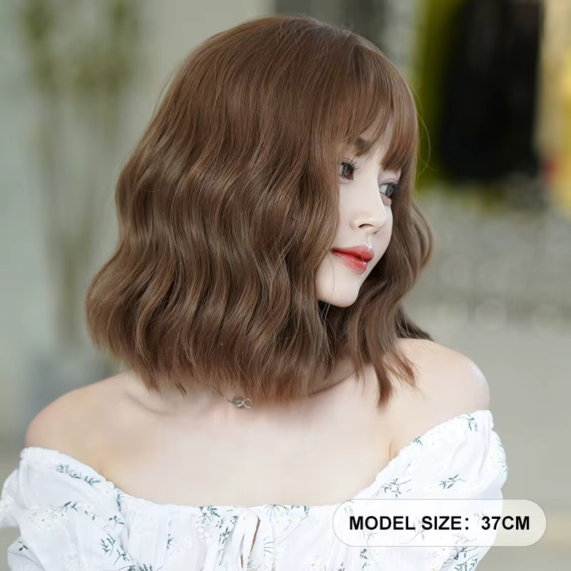 7JHH WIGS Perücke, braun, schulterlang, Damen - Bild 3