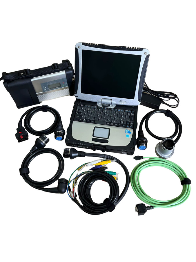 RACEAUTO Xentry MB Star C5 Diagnose-VCI Multiplexer Scanner mit CF19 Laptop für Mercedes-Benz Fahrzeuge - Bild 3