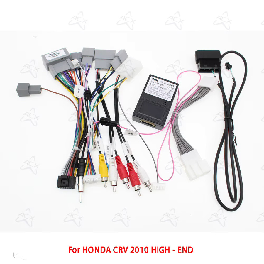 KARUISI Autoradio-Kabelsatz für 2010 Honda CRV mit CANBUS-Box, 16-Pin Kabeladapter für 2DIN Head Unit Stereo-Stecker - Bild 3