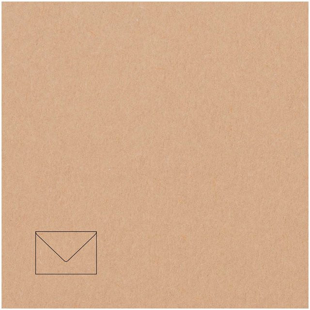 Rico Design Paper Poetry Kuvert Essentials C6, 5 Stück, Cappuccino - Bild 1