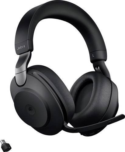 Jabra Evolve2 85 MS Kabelloses Over-Ear Office-Headset mit USB-C und Bluetooth in Schwarz - Bild 2