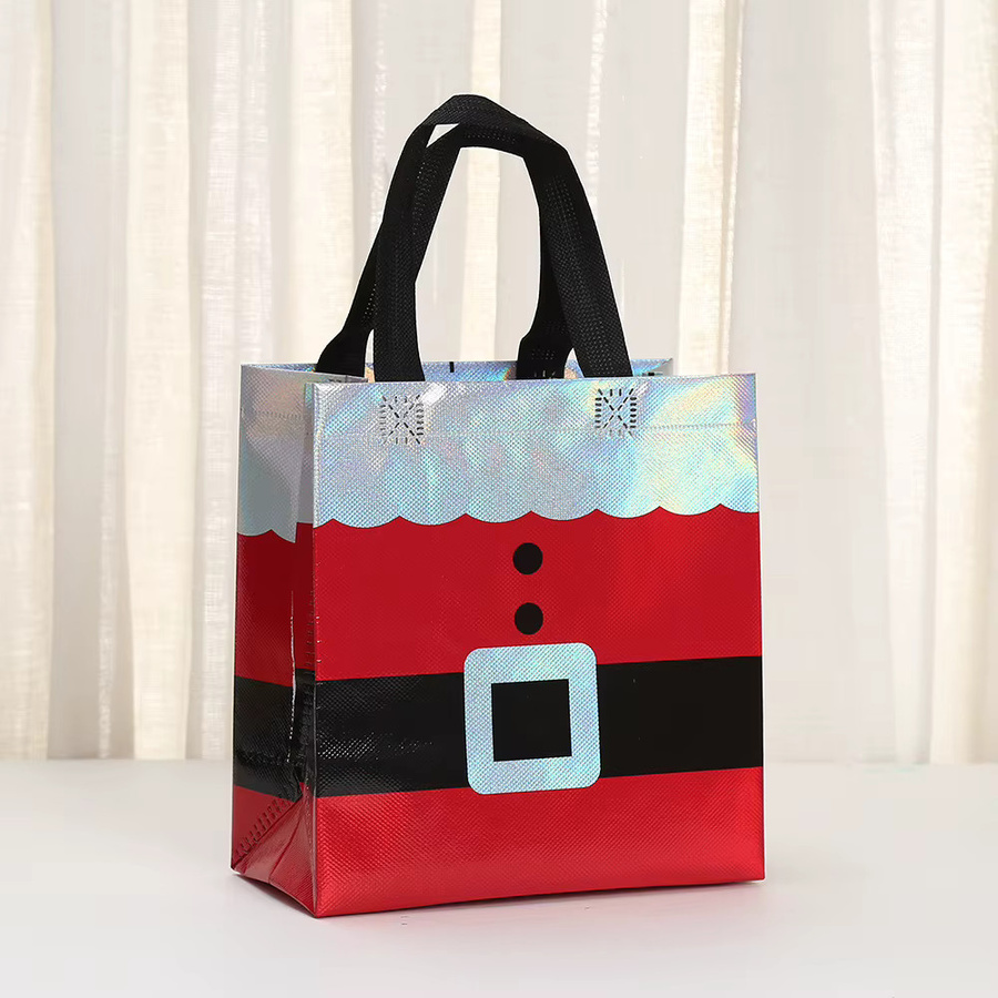 Weihnachts-Geschenkverpackungsbeutel aus Kunststoff in Rot für Geburtstage, Jubiläen und Weihnachten - Bild 5