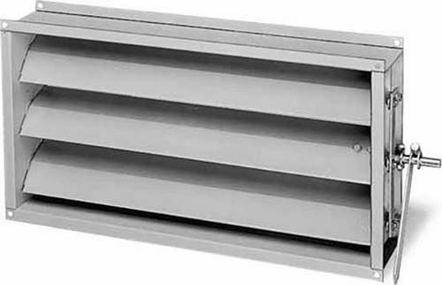 Helios Lüftergitter JVK 40/20 aus verzinktem Stahl in Silber - Bild 1
