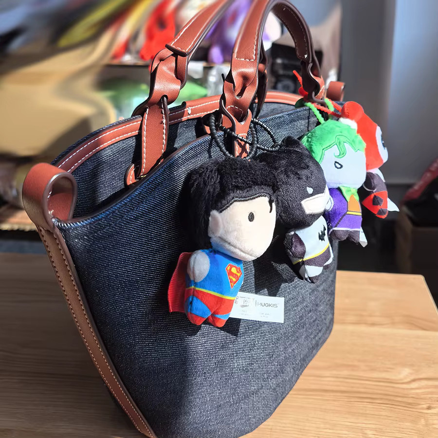 HUGKIS DC Justice League Plüsch-Schlüsselanhänger, Batman Superman Harley Quinn Joker, Bunt / Mehrfarbig - Bild 2