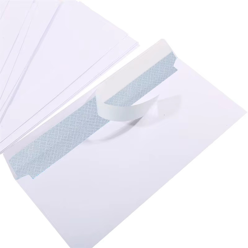 Weiße Briefumschläge ohne Fenster aus Papier mit selbstklebender Verschlussfunktion für A4-Dokumente und Rechnungen - Bild 2