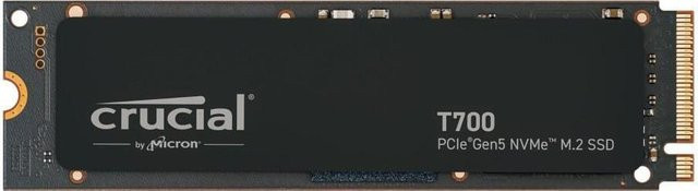 Crucial T700 NVMe M.2 SSD, 4 TB, PCI Express 5.0, Schwarz - Bild 1