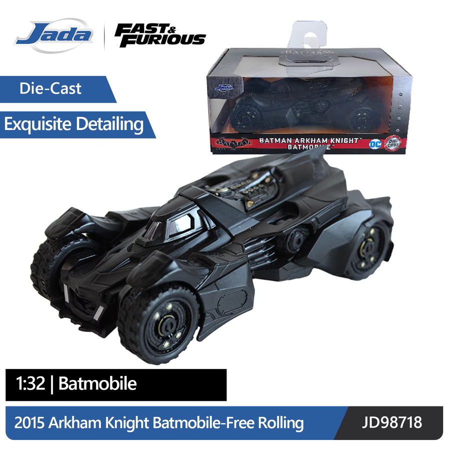 JADA Arkham Knight Batmobile, Druckgussmodell, 1:32, Schwarz - Bild 2
