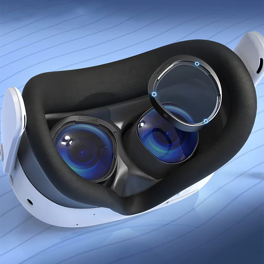 LAIMANEI Anti-Beschlag-Ersatzlinsen und kratzfeste Schutzringe für Meta Quest 3S VR-Brille - Bild 3