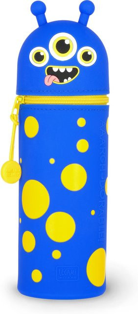Legami Monster Etui aus Silikon mit Reißverschluss in Blau - Bild 1