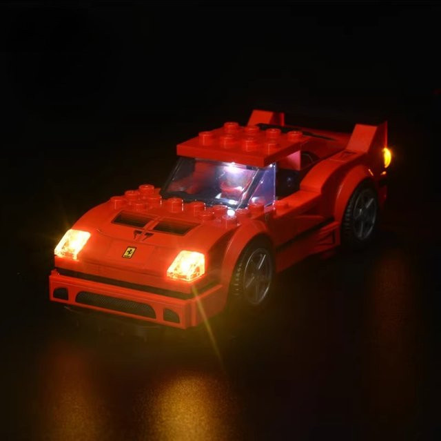 LEGO LED-Beleuchtungsset für Ferrari F40 Competizione Speed Champions 75890 - Bild 1