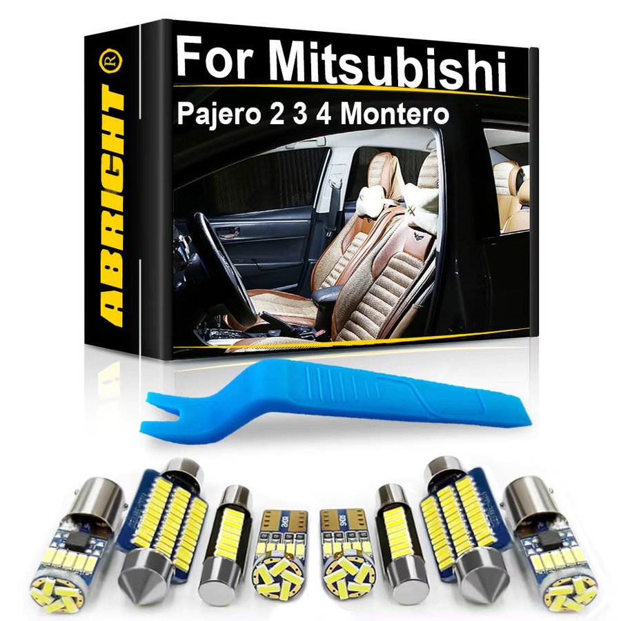 ABRIGHT Auto-Innenraum-LED-Leuchten für Mitsubishi Pajero 2 3 4 Montero Shogun MK2 MK3 MK4 V20 V60 V80 V73 V93 1990-2020 mit Canbus-System - Bild 4