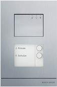 Busch-Jaeger Audio-Intercom Frontplatte Silber Aluminium B/T/H: 13,5 x 2,9 x 20,5 cm - Bild 1