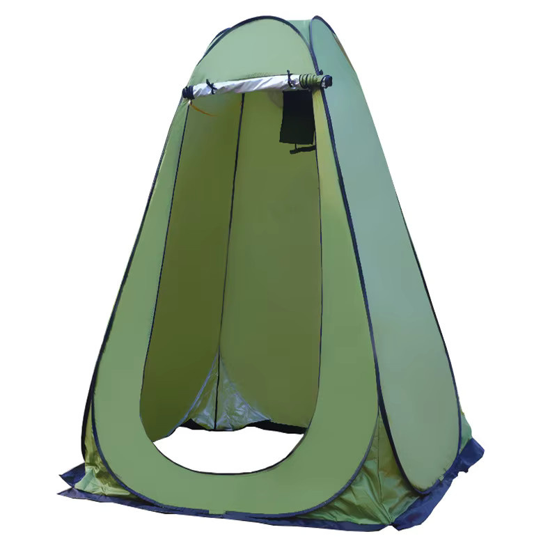 Vremota Tragbares Strand-Dusch- und Umkleidezelt in Blau als mobiles Outdoor-WC und Privatsphäre-Zelt für Angel- und Fotografie-Aktivitäten mit Sonnen- und Regenschutz - Bild 6
