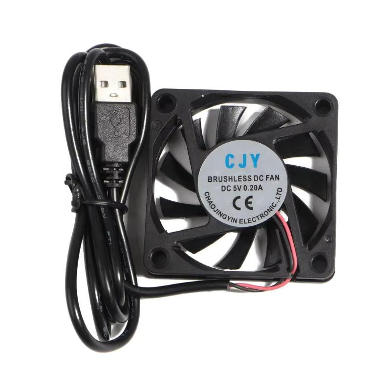 OOTDTY USB-Lüfter CPU-Kühler 5V Schwarz für Computer und Server, leise Kühlung mit 2008-2010 U/min - Bild 5