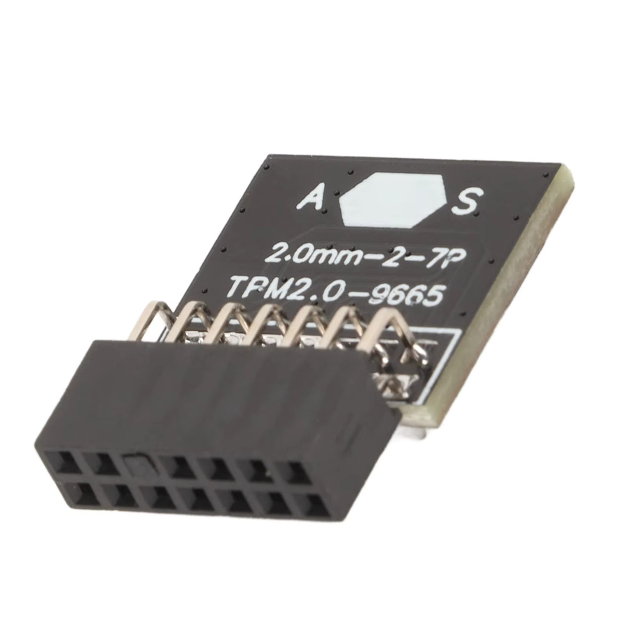 ASUS TPM 2.0 Sicherheitsmodul mit 14 Pin 2x7P Chip für Windows 11 in Schwarz - Bild 2